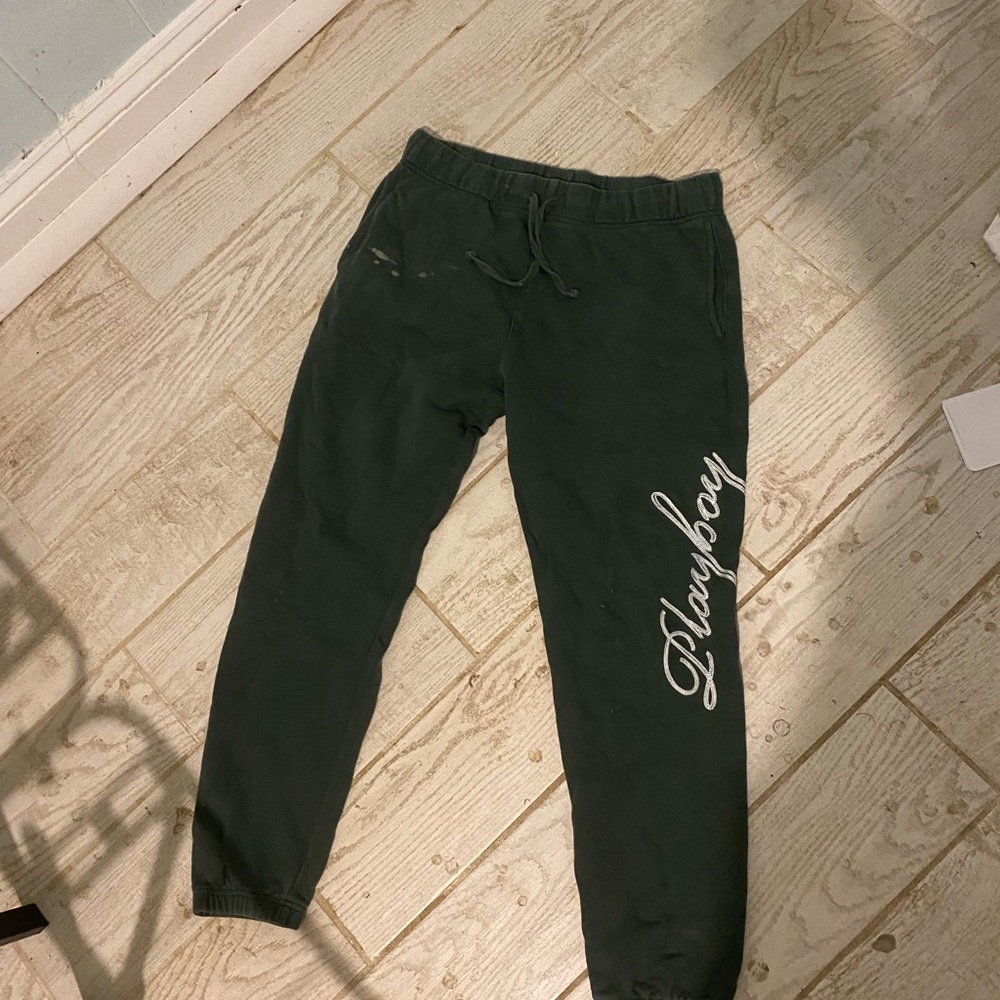 PLAYBOY Green Jogger Pants